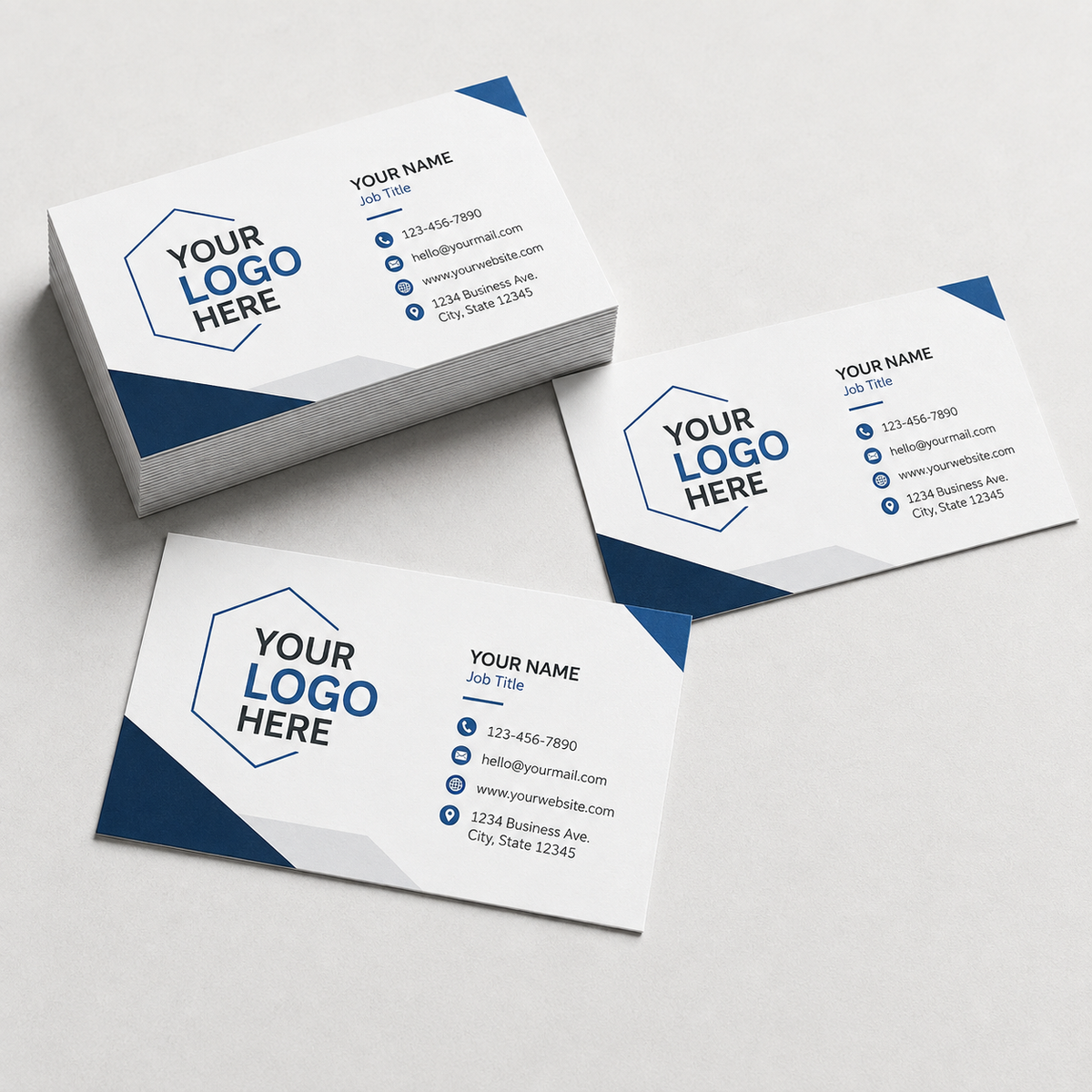 Custom Business Cards - Single Sided